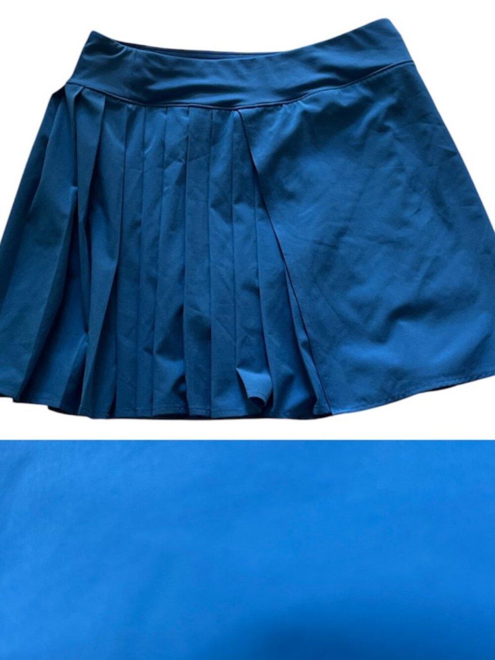 COPY - LOLE Royal Blue Pleated Athletic Skirt Shorts Sz XS Pickleball NWOT